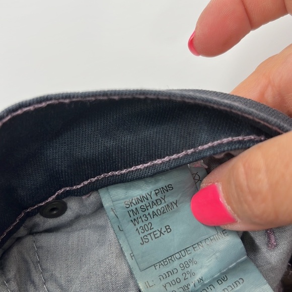 KUSBI NWT WOMEN’S SKINNY PINS I’M SHADY LOW RISE JEAN SZ 26 - Picture 9 of 9